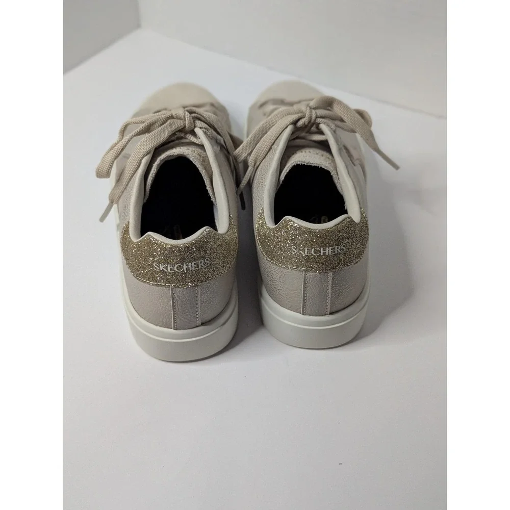 NWOT! Skechers Eden LX Court Classic Glimpse Of Glitter Sneaker Women's Size 7